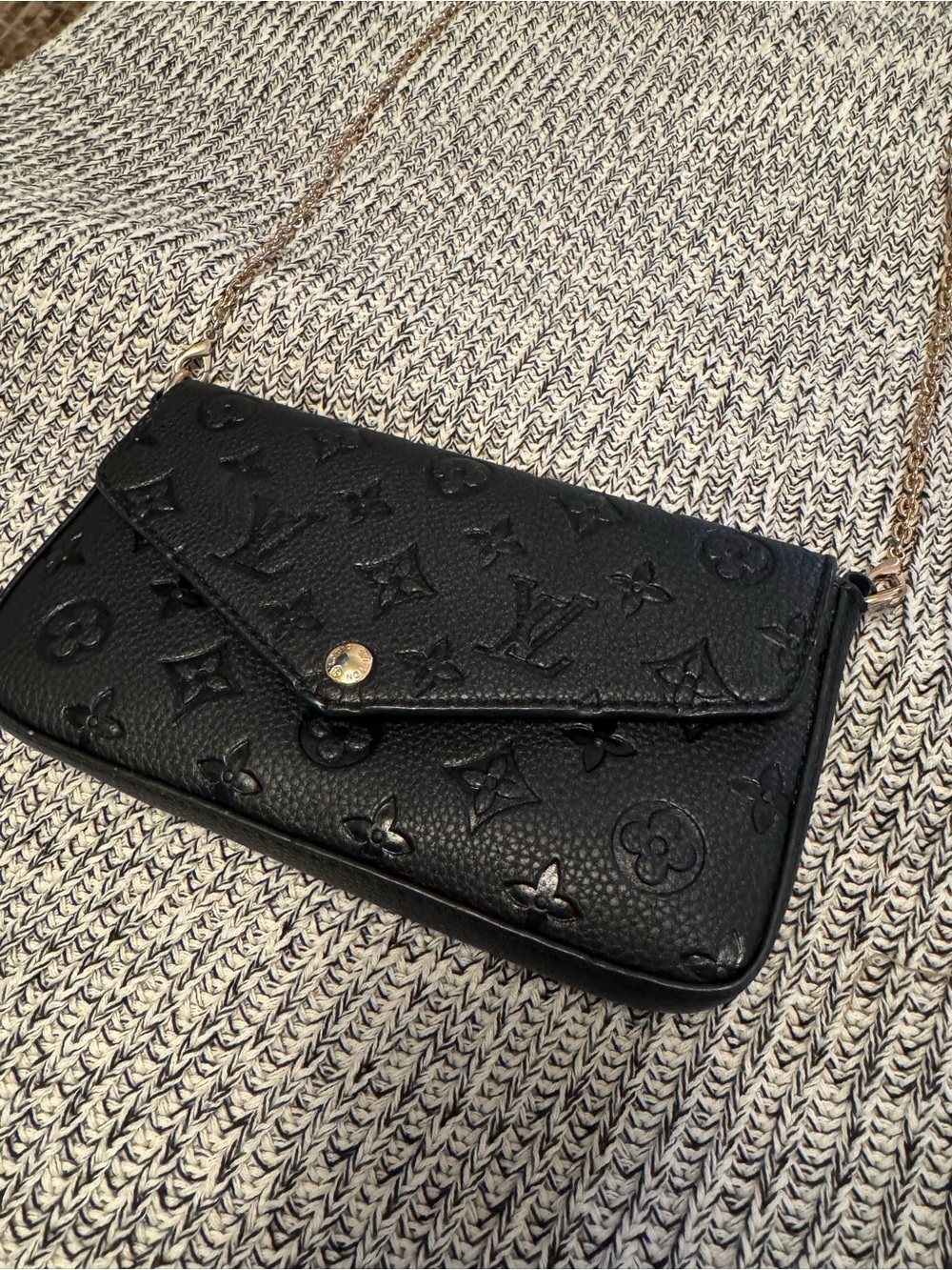 Black Monogram Crossbody - Picture 6 of 11
